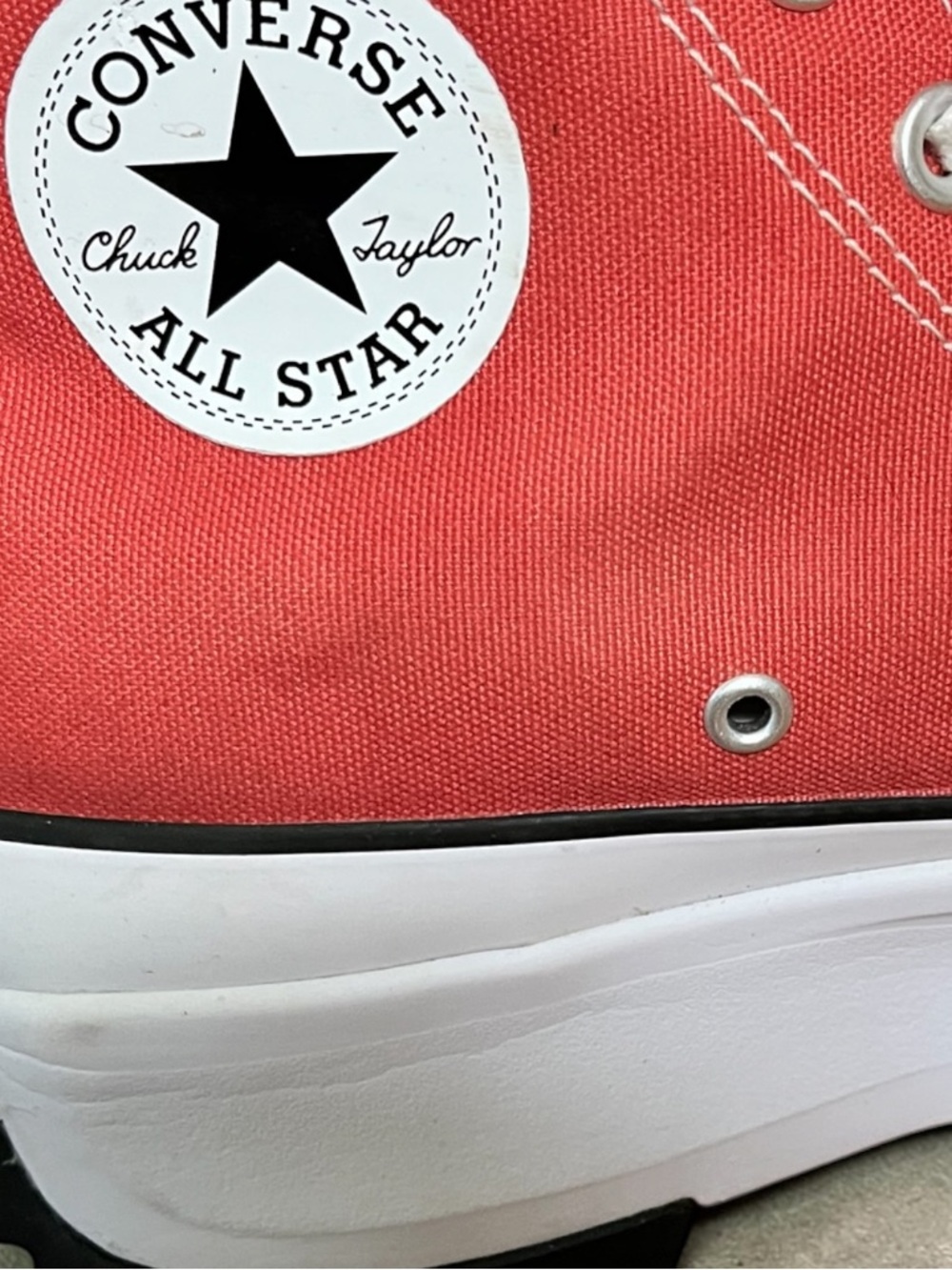 Converse Run Star Hike Platform Rhubarb Pie High Top Sneakers - Picture 9 of 10